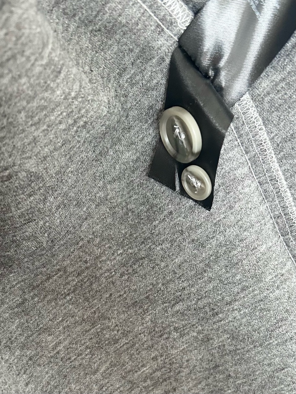 H&M Gray Oversized Button-Front Shacket - Picture 3 of 4